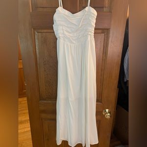 Petal and pup white midi dress